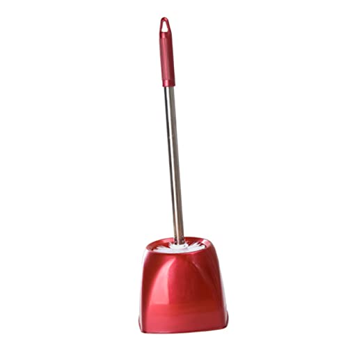 DRESSOOS 1 STK Toilettenbürste Und Halter Saugnapf Toilettenbürst Wc Reinigungsbürsten Wc Bürstengarnitur Schrubber Aus Edelstahl Toilettenbürste Mit Halter Haushalt Rot Toilleten Sitz von DRESSOOS