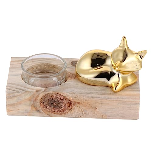 DRESSOOS Gold Finish Stand Elegante Weihnachten Candlecandle Hause Ornament Nicht-Basis von DRESSOOS
