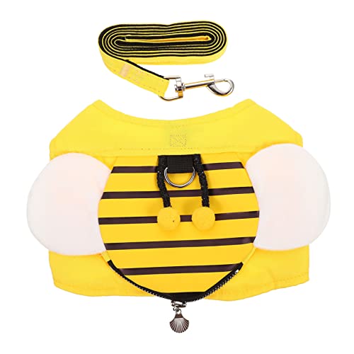 DRESSOOS 1 Set Katzenleine Katzenzubehör Waschbare Hundeleine Katzengeschirr Und Leine Verschleißfeste Katzenweste Bezaubernde Katzengeschirre Waschbares Katzengeschirr Hundebedarf von DRESSOOS