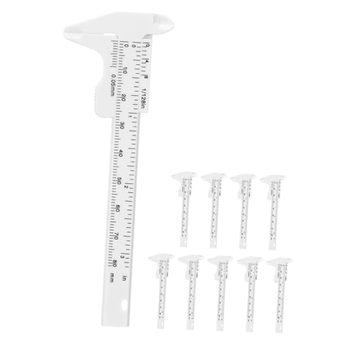 DRESSOOS 10 Stück Augenbrauen Messschieber Präzises Kalibriertool für Augenbrauenlängen Tragbares Makeup Werkzeug Einfaches für Professionelle Anwendungen DRESSOOS 10 Stück Augenbrauen Messschieber Präzises Kalibriertool für Augenbrauenlängen Tragbares Makeup Werkzeug Einfaches für Professionelle Anwendungen von DRESSOOS