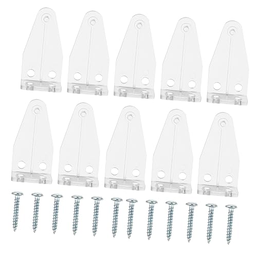 DRESSOOS 10 Stück Fixierer für die untere Schiene Rollerblindklammern Jalousie Klammer gedrückt halten runter Blinds Installationszubehör blind Klammern gedrückt halten Plastik DRESSOOS 10 Stück Fixierer für die untere Schiene Rollerblindklammern Jalousie Klammer gedrückt halten runter Blinds Installationszubehör blind Klammern gedrückt halten Plastik von DRESSOOS