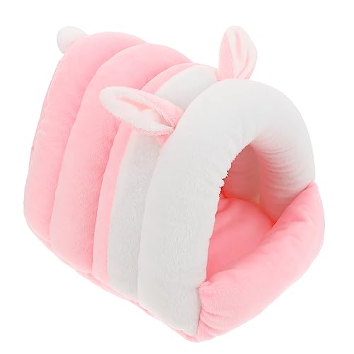DRESSOOS 1stück Hamster Nest Aus Warmem Baumwollmaterial Komfortables Schlafbett Für Kleine Haustiere Für Hamster Mäuse Und Andere Nagetiere Platzsparend Für Käfige Und Ecken von DRESSOOS