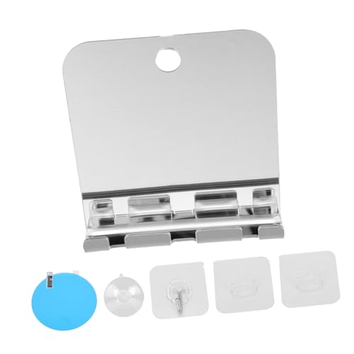 DRESSOOS Unzerbrechlicher Acrylspiegel Für Männer Beschlagfreier Rasierspiegel Antibeschlagspiegel Fogless Spiegel Für Badezimmer Und Reise Leicht Zu Montieren Entfernen von DRESSOOS
