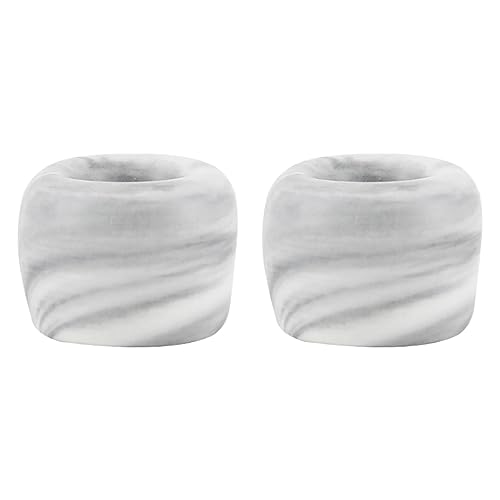 DRESSOOS 2stücke Marble Zahnbürstenhalter Elegante Zahnbürstenablage Für Bad Und Küche Robuster Rutschfester Mit Geschmackvollem Design von DRESSOOS
