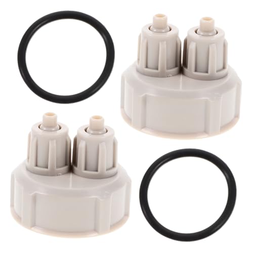 DRESSOOS 2pcs Co2 Flasche Kappe Co2 Zubehör Aquarium Co2 System Kappe Luft Diffusor Für Aquarium Live Pflanzen von DRESSOOS
