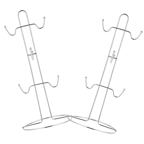 DRESSOOS 2 Stück Edelstahl Tassenhalter Kaffeetassenständer Küchen Organizer Stabil Platzsparend für Haushalt und Gastronomie Multipurpose Mug Tree Halter Bar Zubehör DRESSOOS 2 Stück Edelstahl Tassenhalter Kaffeetassenständer Küchen Organizer Stabil Platzsparend für Haushalt und Gastronomie Multipurpose Mug Tree Halter Bar Zubehör von DRESSOOS