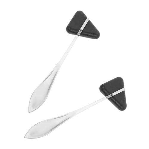 DRESSOOS 2 Stück Metallic Triangular Plexor Reflexhammer Teiliges Medizinischer Diagnostikhammer mit Ergonomischem Griff für Neurologische Untersuchung und Präzise Zufällige von DRESSOOS