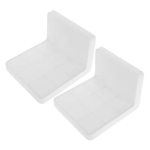 DRESSOOS 2 Stück Schwebende Wandregale: Selbstklebender Regal-Organizer, Halter Für, An Der Wand Montierter Lautsprecherständer Für Badezimmer, Küche, Schlafzimmer von DRESSOOS