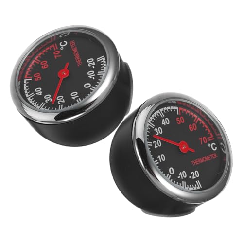 DRESSOOS 2 Stück Teiliges Auto Armaturenbrett Thermometer mit Hochpräzisionssensor Mechanisches Temperaturmessgerät Kompakt und Robust Leicht Ablesbares Display Zuverlässige DRESSOOS 2 Stück Teiliges Auto Armaturenbrett Thermometer mit Hochpräzisionssensor Mechanisches Temperaturmessgerät Kompakt und Robust Leicht Ablesbares Display Zuverlässige von DRESSOOS