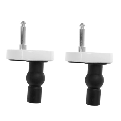 DRESSOOS 2 Stück Teiliges Wc Sitz Befestigungsset Quick Release Scharniere Robuste Ersatzteile für Toilettensitz Reparatur Passend Langlebige Montagebolzen Einfache Installation von DRESSOOS