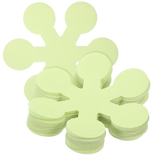 DRESSOOS 20stücke Leuchtende -treppenbänder Schneeflocken-Form Selbstklebende Sicherheitsstreifen Für Treppen Küche Bad Balkon Flur Veranda von DRESSOOS