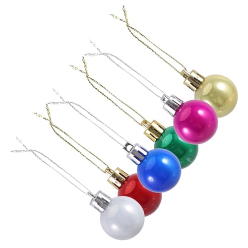 DRESSOOS 24 Stücke Weihnachten Baum Hängen Ornamente Weihnachten Baubles Set Mini Für Decor DRESSOOS 24 Stücke Weihnachten Baum Hängen Ornamente Weihnachten Baubles Set Mini Für Decor von DRESSOOS