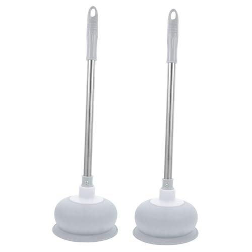 DRESSOOS 2St Tools entsperren Toilettenschüsselkolben WC-Kolben kommerzieller Kolben Badezimmerreinigungswerkzeuge sanitärreiniger wc reinigung Badezimmerzubehör Waschbecken Entblocker von DRESSOOS