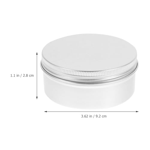 DRESSOOS 3 Stück Runde Aluminium Aufbewahrungsboxen mit Deckel Leichte Langlebige Metalldosen für Seife Kosmetik Süßigkeiten Kompakt Dicht Wiederverwendbar Vielseitig Einsetzbar DRESSOOS 3 Stück Runde Aluminium Aufbewahrungsboxen mit Deckel Leichte Langlebige Metalldosen für Seife Kosmetik Süßigkeiten Kompakt Dicht Wiederverwendbar Vielseitig Einsetzbar von DRESSOOS