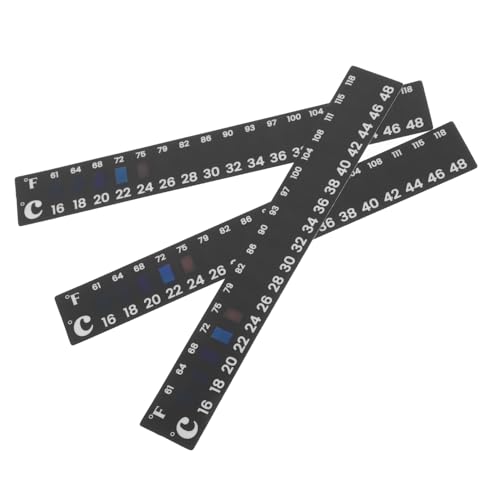 DRESSOOS 3 Stück Teiliges Selbstklebendes Thermometer zur Gärtemperaturmessung Haftende Temperaturstreifen für Brauen und Fermentation Geeignet für Gärgefäße und Flaschen Digitale Anzeige DRESSOOS 3 Stück Teiliges Selbstklebendes Thermometer zur Gärtemperaturmessung Haftende Temperaturstreifen für Brauen und Fermentation Geeignet für Gärgefäße und Flaschen Digitale Anzeige von DRESSOOS