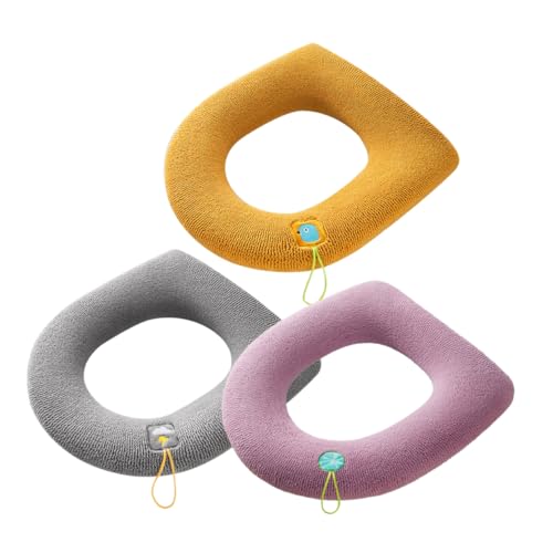 DRESSOOS 3 Teiliger Warmer Toilettensitz Toilettensitzbezug Für Das Badezimmer, Dickeres Toilettenpolster, Badezimmer Toilettendeckelbezug, Toilettensitzmatte Für Den Heimgebrauch, DRESSOOS 3 Teiliger Warmer Toilettensitz Toilettensitzbezug Für Das Badezimmer, Dickeres Toilettenpolster, Badezimmer Toilettendeckelbezug, Toilettensitzmatte Für Den Heimgebrauch, von DRESSOOS