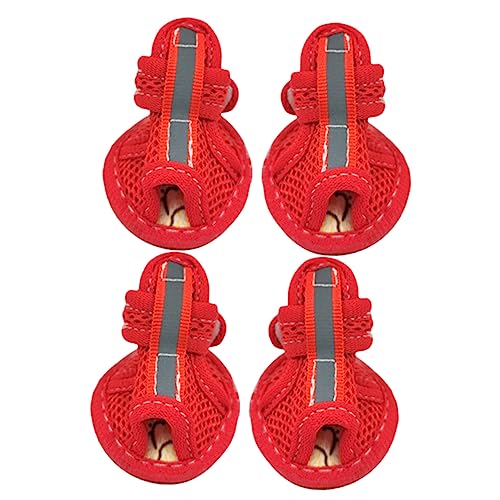 DRESSOOS 4 Stück Hundestiefel Outdoor Hundeschuhe Haustierschuhe - von DRESSOOS