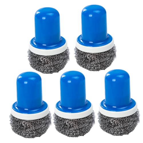 DRESSOOS 5 Stück Teiliges Edelstahl Drahtbürsten mit Griff Langlebige Küchenreinigungsbürsten für Töpfe Pfannen Geschirr und Oberflächen Rostfrei Vielseitig Einsetzbar Blau DRESSOOS 5 Stück Teiliges Edelstahl Drahtbürsten mit Griff Langlebige Küchenreinigungsbürsten für Töpfe Pfannen Geschirr und Oberflächen Rostfrei Vielseitig Einsetzbar Blau von DRESSOOS