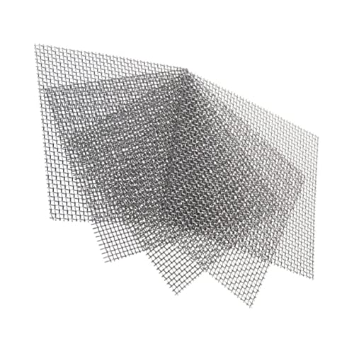 DRESSOOS 5St Mesh-Pad für den Haushalt Aquarium-Netzdeckel Fischdraht Java-Moos-Mesh edelstahldrahtgitter Moss Rug verschleißfestes Moosnetz austauschbares Mesh-Pad Rostfreier Stahl Silver von DRESSOOS