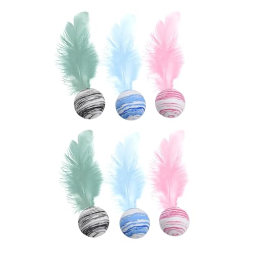 DRESSOOS Interaktives Katzenspielzeug 6-teiliges Haustier-Spielzeug-Set Simuliert Für Hauskatzen von DRESSOOS