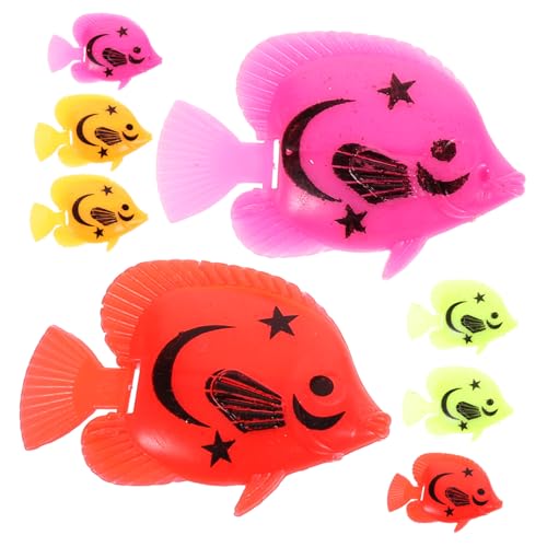 DRESSOOS Künstlicher Schwimmender Dekoration Aquarium Dekorationen 8 Gefälschte Fische Schwimmende Kunststoff Fische Für Aquarien Dekorative Simulation Fische Aquarium Spielzeug DRESSOOS Künstlicher Schwimmender Dekoration Aquarium Dekorationen 8 Gefälschte Fische Schwimmende Kunststoff Fische Für Aquarien Dekorative Simulation Fische Aquarium Spielzeug von DRESSOOS