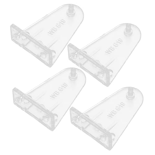 DRESSOOS 8 Stück Teiliges Transparente Halteclips aus Acryl für Fensterjalousien Kunststoff-bodenleiste Halterungen mit Schrauben Einfach zu Montierende Halteklammern für Fensterrollos DRESSOOS 8 Stück Teiliges Transparente Halteclips aus Acryl für Fensterjalousien Kunststoff-bodenleiste Halterungen mit Schrauben Einfach zu Montierende Halteklammern für Fensterrollos von DRESSOOS