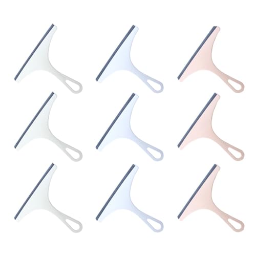 DRESSOOS 9 Stück Teiliges Mehrzweck Fensterwischer aus Robustem Material mit Aufhängeloch für Bad Dusche Auto Fenster Reinigung Glatte Oberflächen Langlebig und Rostfrei Zufällige Farbe DRESSOOS 9 Stück Teiliges Mehrzweck Fensterwischer aus Robustem Material mit Aufhängeloch für Bad Dusche Auto Fenster Reinigung Glatte Oberflächen Langlebig und Rostfrei Zufällige Farbe von DRESSOOS