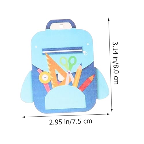 DRESSOOS 9 Stück Teiliges Schulanfang Deko Hängende Banner mit Klaren Mustern Leicht und Einfach zu Befestigen Für Klassenzimmer Party und Willkommensdekoration zur Einschulung von DRESSOOS