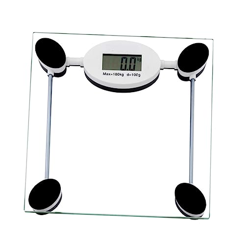 DRESSOOS Digitale Personenwaage aus Gehärtetem Hochpräzise Badwaage mit Sensoren Design für Fitness und Körperanalyse Transparent DRESSOOS Digitale Personenwaage aus Gehärtetem Hochpräzise Badwaage mit Sensoren Design für Fitness und Körperanalyse Transparent von DRESSOOS