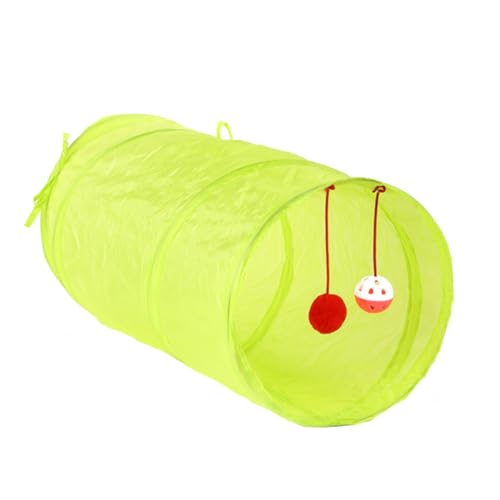 DRESSOOS Faltbarer Katzentunnel aus Robustem Platzsparend und Leicht mit Warmem Nest für Ausruhen für Kätzchen und Katzen zur Interaktion und Beschäftigung im Innenbereich von DRESSOOS