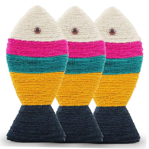 DRESSOOS Farbenfrohes Sisal Kratzbrett für Katzen und Kätzchen Fischförmiges Kratzmöbel aus Stabiler Wellpappe Langlebig und Belastbar Schützt Möbel und Fördert Gesundes Krallenwetzen DRESSOOS Farbenfrohes Sisal Kratzbrett für Katzen und Kätzchen Fischförmiges Kratzmöbel aus Stabiler Wellpappe Langlebig und Belastbar Schützt Möbel und Fördert Gesundes Krallenwetzen von DRESSOOS