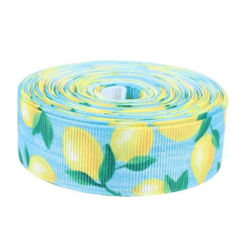 DRESSOOS Geripptes Zitronenmuster Band Breit DIY Geschenkverpackung Schleifenband für Partydekoration Bastelprojekte und Gestaltung DRESSOOS Geripptes Zitronenmuster Band Breit DIY Geschenkverpackung Schleifenband für Partydekoration Bastelprojekte und Gestaltung von DRESSOOS