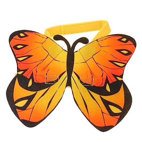 DRESSOOS Halloween Haustierkostüm Schmetterlingsmuster Leichtes Party Cosplay Outfit für Katzen Bunte Festival Kleidung DRESSOOS Halloween Haustierkostüm Schmetterlingsmuster Leichtes Party Cosplay Outfit für Katzen Bunte Festival Kleidung von DRESSOOS
