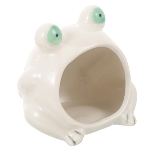 DRESSOOS Hamster Keramiknest Hamsterversteck Kühlendes Hamsterhaus Hamster Kühlnest Hamster Schlafbett Haustierhäuser Hamsternest Hamster Chinchillahaus Igelversteck Haustierverstecke von DRESSOOS