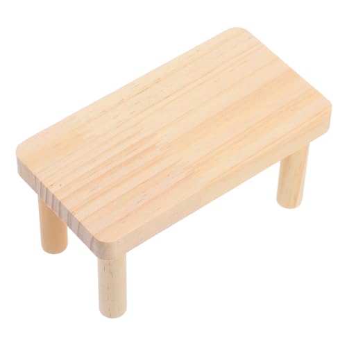 DRESSOOS Erhöhter Lebensraum Für Hamster Futterspielzeug Aus Holz Sichere Kletterplattform Für Meerschweinchen Und Frettchen von DRESSOOS