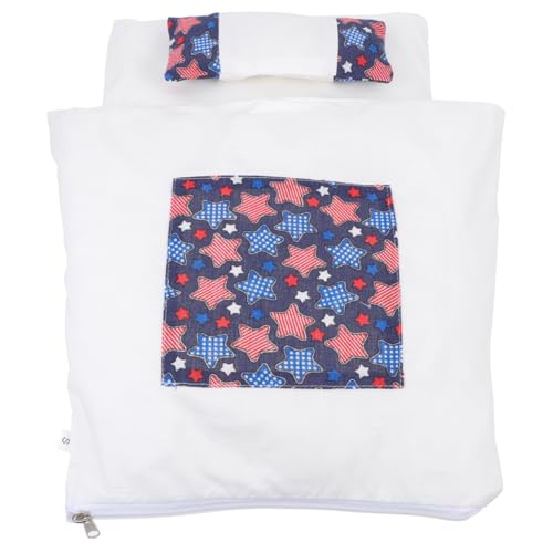 DRESSOOS Katzenbett Schlafsack für Kleine Haustiere Warmes Katzenhaus aus Weichem Material Waschbar und Kompakt für Katzen und Kleine Tiere Gemütliches Katzennest für Winter von DRESSOOS