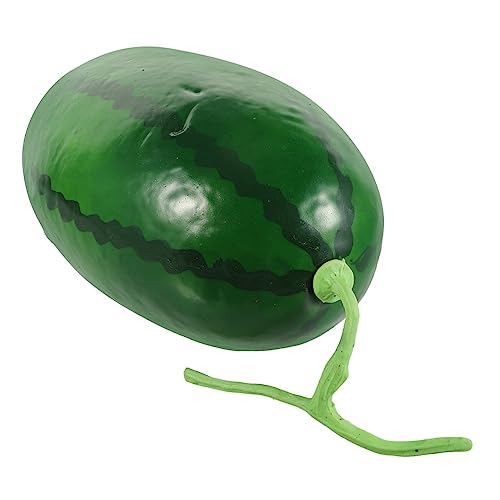 DRESSOOS Künstliches Obstdekor Realistische Gefälschte Wassermelone Schaufensterdekoration Künstliche Fruchtoptik von DRESSOOS