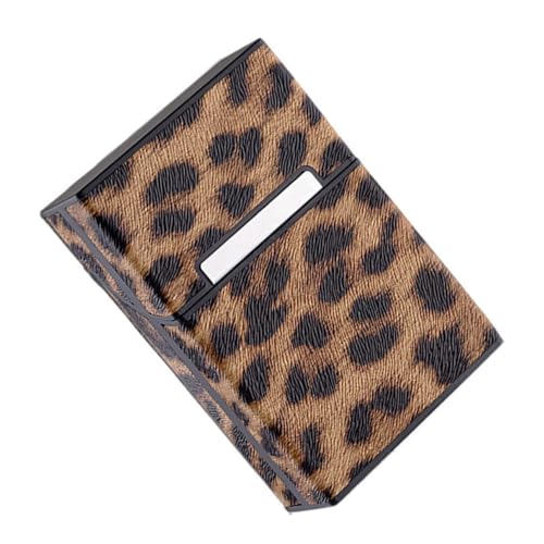 DRESSOOS Leopard Zigarettenetui Kunststoff Aufbewahrungsbox Kompakt Robust Klappbar Für Standardzigaretten Outdoor Geeignet DRESSOOS Leopard Zigarettenetui Kunststoff Aufbewahrungsbox Kompakt Robust Klappbar Für Standardzigaretten Outdoor Geeignet von DRESSOOS