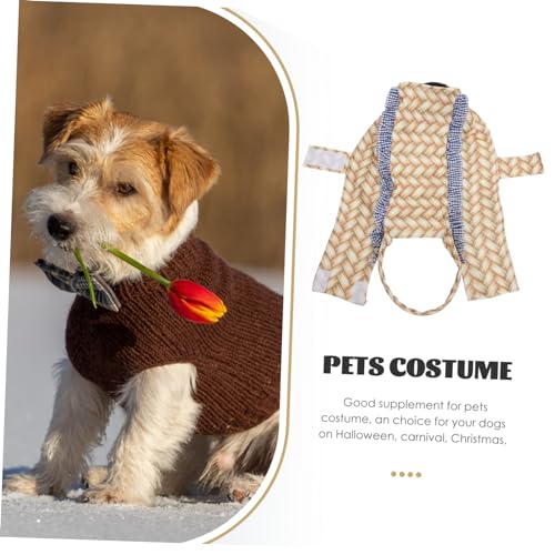 DRESSOOS Lustiges Hunde Kostüm Korb Design Halloween Cosplay Outfit Atmungsaktiv Komfortabel Für Kleine Und Mittlere Hunde Party Haustier Kleidung DRESSOOS Lustiges Hunde Kostüm Korb Design Halloween Cosplay Outfit Atmungsaktiv Komfortabel Für Kleine Und Mittlere Hunde Party Haustier Kleidung von DRESSOOS