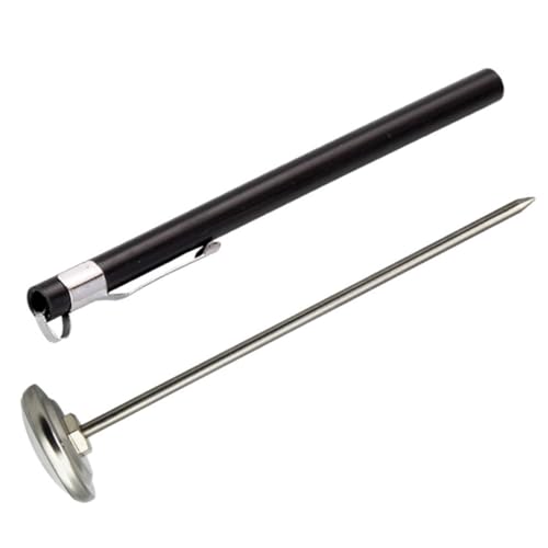 DRESSOOS Mini Edelstahl Lebensmittelthermometer Küchen Thermometer für Milchaufschäumen Kaffee Schnelle Messung Hohe Präzision Umweltfreundlich Geeignet für Zuhause Restaurant Hotel DRESSOOS Mini Edelstahl Lebensmittelthermometer Küchen Thermometer für Milchaufschäumen Kaffee Schnelle Messung Hohe Präzision Umweltfreundlich Geeignet für Zuhause Restaurant Hotel von DRESSOOS