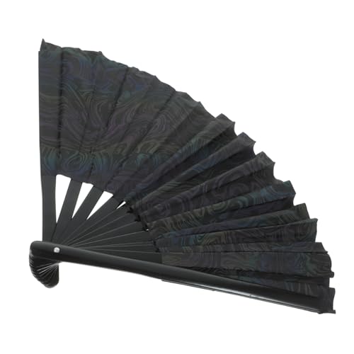 DRESSOOS Reflektierender Stofflüfter Handventilator faltbar UV Hand, die einen hält Hochzeitstanz Performance-Tanz-Fans Farbe Handgebläse Kunsthandwerk im chinesischen Stil Holz DRESSOOS Reflektierender Stofflüfter Handventilator faltbar UV Hand, die einen hält Hochzeitstanz Performance-Tanz-Fans Farbe Handgebläse Kunsthandwerk im chinesischen Stil Holz von DRESSOOS