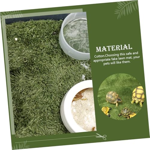 DRESSOOS Reptilien Teppich aus Baumwolle Feuchtigkeitsabsorbierend und Atmungsaktiv Wiederverwendbare Terrarien Matte für Kriechtiere und Schildkröten rutschfest Natürliches Kletter DRESSOOS Reptilien Teppich aus Baumwolle Feuchtigkeitsabsorbierend und Atmungsaktiv Wiederverwendbare Terrarien Matte für Kriechtiere und Schildkröten rutschfest Natürliches Kletter von DRESSOOS
