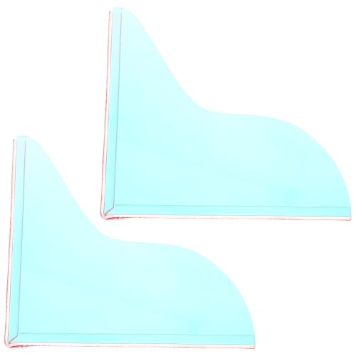 DRESSOOS Selbstklebender Duschspritzschutz Badewannen Wasserbarriere Transparent Wasserspritzschutz für Waschbecken und Badewanne Eckenschutz Platzsparend Einfache Montage von DRESSOOS