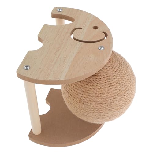 DRESSOOS Sisal Katzen Kratzball mit Stabilem Standfuß Drehbares Katzenspielzeug für Kätzchen Kaninchen und Chinchillas Natürlicher Kratzball aus Sisalseil zum Krallenpflege und Möbel Schutz DRESSOOS Sisal Katzen Kratzball mit Stabilem Standfuß Drehbares Katzenspielzeug für Kätzchen Kaninchen und Chinchillas Natürlicher Kratzball aus Sisalseil zum Krallenpflege und Möbel Schutz von DRESSOOS