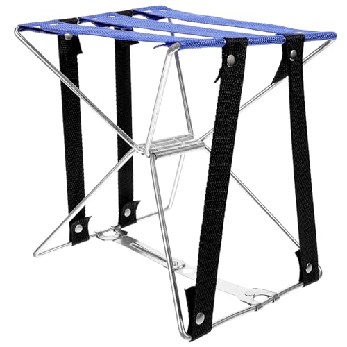 DRESSOOS Tragbarer Klapphocker, U Bahn Zug, Sitzlose Mini Bank, Pediküre Hocker, Reisehocker, Campinghocker, Kleiner Stuhl, Zusammenklappbarer Hocker, Zusammenklappbarer Campinghocker, von DRESSOOS