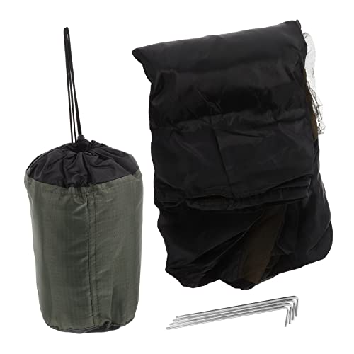 DRESSOOS Tragbares Moskitonetz mit Reißverschlusstür Outdoor- Netz für Camping Wasserdichtes Leichtes Einzelzelt mit Oxford-Boden für Wandern und Reise von DRESSOOS