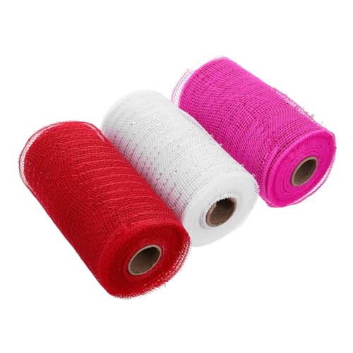 DRESSOOS Elegantes Dekoratives Netzband Zum Valentinstag Von 3 Rollen Tüll Für Romantische Anlässe DRESSOOS Elegantes Dekoratives Netzband Zum Valentinstag Von 3 Rollen Tüll Für Romantische Anlässe von DRESSOOS