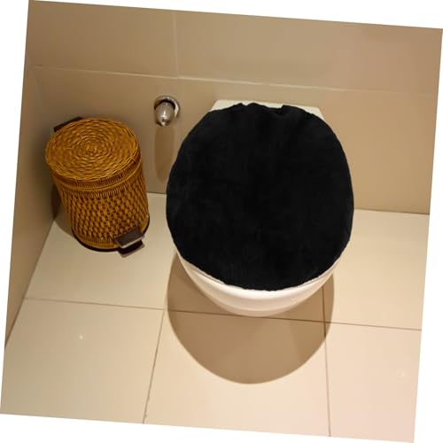 DRESSOOS Weicher Schützender Toilettendeckelbezug aus Polyester und Verschleißfest Waschbar und Wiederverwendbar Komfortable Wc Abdeckung für Sauberes Badezimmer von DRESSOOS