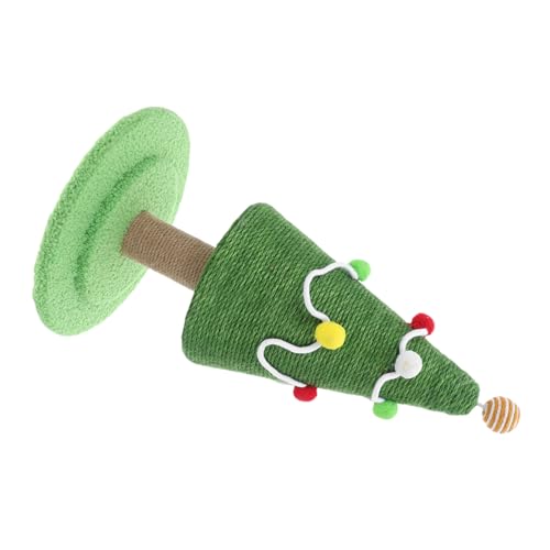 DRESSOOS Weihnachtlicher Katzenkratzbaum mit Stabilem Sisal Hoher Kratzpfosten in Weihnachtsbaum Design Rutschfester Sockel Bunte Pompons Robust und Kippsicher für Katzenspaß DRESSOOS Weihnachtlicher Katzenkratzbaum mit Stabilem Sisal Hoher Kratzpfosten in Weihnachtsbaum Design Rutschfester Sockel Bunte Pompons Robust und Kippsicher für Katzenspaß von DRESSOOS