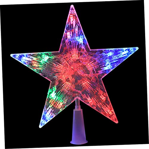 DRESSOOS Weihnachtsbaumspitze Weihnachtsbaum 15cm Batterie Beleuchtet Top Stern Ornament DRESSOOS Weihnachtsbaumspitze Weihnachtsbaum 15cm Batterie Beleuchtet Top Stern Ornament von DRESSOOS